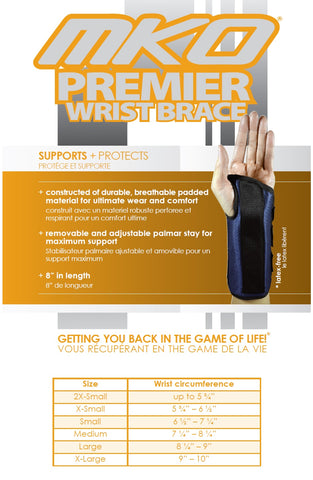 PREMIER WRIST BRACE