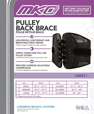 MKO PULLEY BACK BRACE