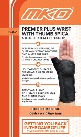 PREMIER PLUS WRIST WITH THUMB