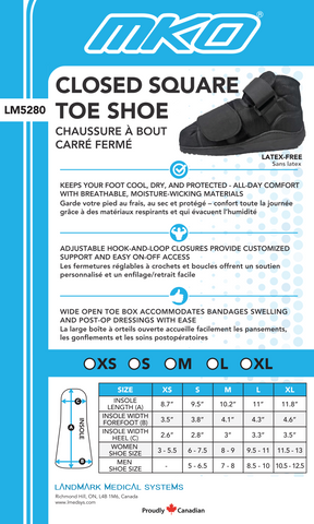 MKO CLOSED SQUARE TOE SHOE