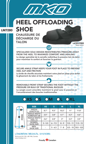 MKO HEEL OFFLOADING SHOE