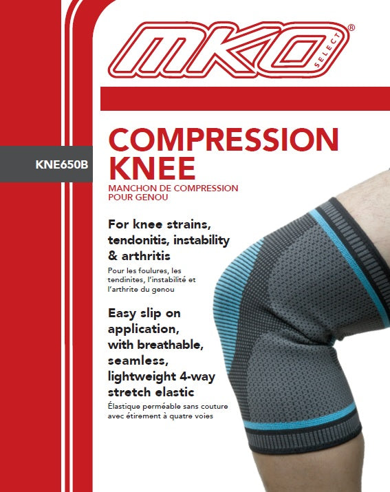 MKO Knee Support Open Patella with seamless lightweight construction